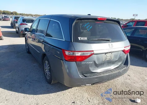 2012 Honda Odyssey Ex-L from USA, damaged, VIN 5FNRL5H69CB025781